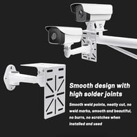 JJQHYC L-alakú fali tartó CCTV kamerához, univerzális biztonsági kamera konzol 3