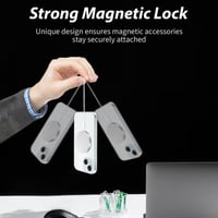 JJUNW 10 ks samolepiacich kovových magnetických krúžkov, kompatibilných s magnetickými držiakmi na telefón a magnetickými nabíjačkami, kovová platnička na držiak do auta 6