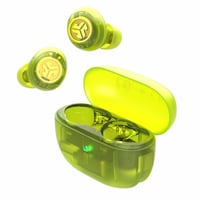 Bluetooth slúchadlá do uší JLab Go Pop ANC – Priehľadná neónovo zelená, bezdrôtové slúchadlá s aktívnym potlačením hluku 1