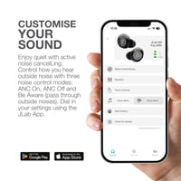 Bluetooth slúchadlá do uší JLab Go Pop ANC – Priehľadná neónovo zelená, bezdrôtové slúchadlá s aktívnym potlačením hluku 5