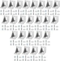 JMIATRY 24db Alumínium Sarokösszekötő 40x40 Profil Rögzítéshez Fali Szereléshez 1
