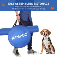 JMMPOO 65 Részes Agility Készlet Kutyáknak - Akadálypálya Tréning Felszerelés Alagúttal 6