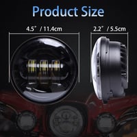JMTBNO 2db 30W LED Ködlámpa Motorkerékpárhoz Harley Touring Kompatibilis 2