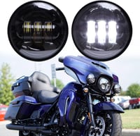 JMTBNO 2db 30W LED Ködlámpa Motorkerékpárhoz Harley Touring Kompatibilis 1
