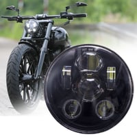 JMTBNO 5,75-inčni okrugli LED far za motocikl, E-odobren 2