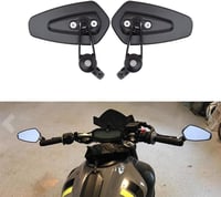 JMTBNO Motorkerékpár Visszapillantó Tükör 22mm Fekete Univerzális 5