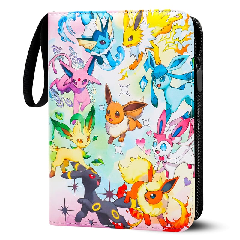 Jntmakun zberateľský album na Pokémon karty, kapacita 400 kariet, 50 strán, vodoodolný PU materiál, prenosný zakladač na karty pre deti