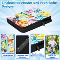 Jntmakun zberateľský album na Pokémon karty, kapacita 400 kariet, 50 strán, vodoodolný PU materiál, prenosný zakladač na karty pre deti 2