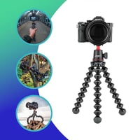 Flexibilný a ľahký statív Joby GorillaPod 3K Kit s guľovou hlavou pre DSLR, CSC a bezzrkadlovky, nosnosť 3 kg, čierny, vyrobený v Taliansku 3