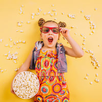 JOCCA 1200W olajmentes popcorn készítő gép retro design piros színben 8