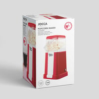 JOCCA 1200W olajmentes popcorn készítő gép retro design piros színben 9