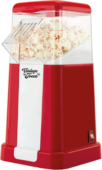 JOCCA 1200W olajmentes popcorn készítő gép retro design piros színben 1