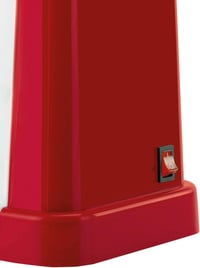 JOCCA 1200W olajmentes popcorn készítő gép retro design piros színben 5