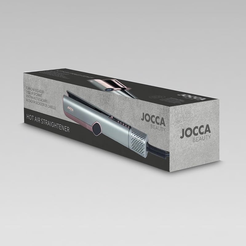 JOCCA 2az1-ben Hajszárító BLDC Motor 1000W Ionos Funkció Digitális Kijelző - Ionica Rose Grey