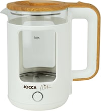 Jocca Nature Line Vízforraló 1,8L Boroszilikát Üveg 1500W Fehér 1