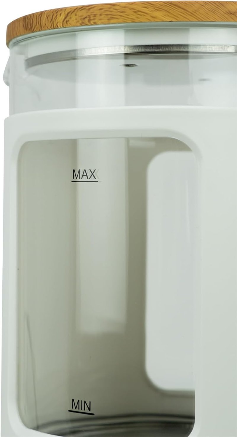 Jocca Nature Line Vízforraló 1,8L Boroszilikát Üveg 1500W Fehér