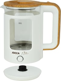 Jocca Nature Line Vízforraló 1,8L Boroszilikát Üveg 1500W Fehér 3