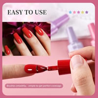 Set de ojă semipermanentă JODSONE cu bază și top coat, 16,5 ml - 30+6 bucăți 6