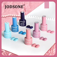 Set de ojă semipermanentă JODSONE cu bază și top coat, 16,5 ml - 30+6 bucăți 2
