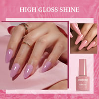 Set de ojă semipermanentă JODSONE cu bază și top coat, 16,5 ml - 30+6 bucăți 5