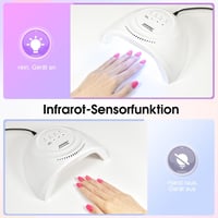 JODSONE UV LED körömlámpa 30 LED-del gél lakk szárításhoz automata szenzorokkal 4