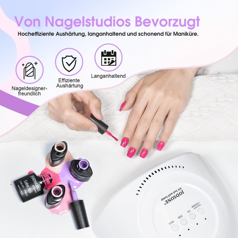 JODSONE UV LED körömlámpa 30 LED-del gél lakk szárításhoz automata szenzorokkal