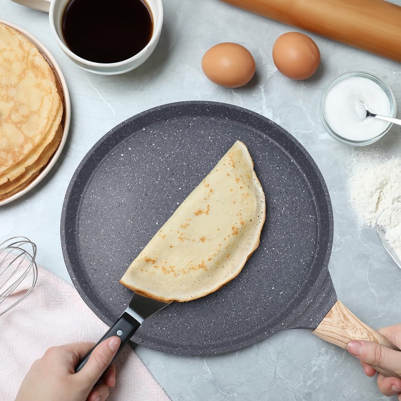 Joeji's Kitchen 26 cm-es palacsintasütő indukciós serpenyő alumínium