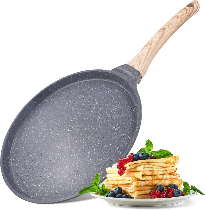 Joeji's Kitchen 26 cm-es palacsintasütő indukciós serpenyő alumínium