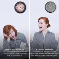 joeji's Kitchen 30 cm-es Falióra Szürke Csendesen Működő Konyhai Hálószobai Nappali Óra 4