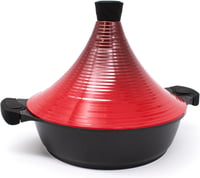 Joeji's Kitchen Marokkói Tagine Edény 28 cm - Tapadásmentes Alumínium Főzőedény Fedővel, 4,5L, Indukciós Tűzhelyre, Mosogatógépben Mosható 8