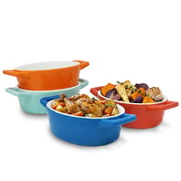 Joeji's Kitchen set mini keramičkih posuda za pečenje, ovalne, bijele - 4 komada 2