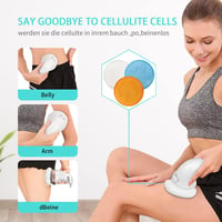 JOERRES Elektromos Cellulit Masszírozó 3 Mosható Fejjel Lábra Karra Hasra 2