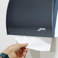 Jofel AH45000 falra szerelhető papírtörlő adagoló, 400 cikcakk vagy 90m tekercs, Azure 2