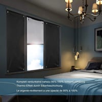 Johgee tetőablak roló VELUX GGU GGL GPU GPL GHU GHL GTU GTL GXU GXL 76x93cm ezüst - P06, 406 - 76 x 93 cm 2