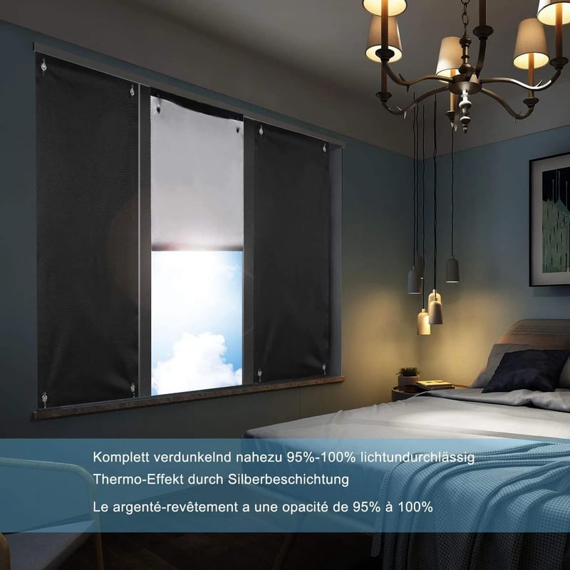 Johgee tetőablak roló VELUX GGU GGL GPU GPL GHU GHL GTU GTL GXU GXL 76x93cm ezüst - P06, 406 - 76 x 93 cm
