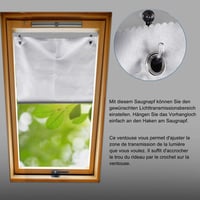 Tieniaca roleta na strešné okno johgee 96 x 93 cm, tepelnoizolačná, s ochranou proti slnku, so striebornou vrstvou, zatemňujúca, sivá, s prísavkami, pre GGU GGL GPU GPL GHU GHL 2
