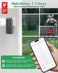 johgee WLAN öntözésvezérlő, 4 kimenet, 300 m RF, Alexa és Smart Life kompatibilis 4