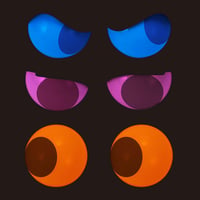 Joiedomi 3 db Halloween Animált Villogó Szem Lámpa, Sötétség Aktiválás, Kert Dekoráció 2