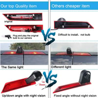 jojono HD Tolatókamera Féklámpás Autóbusz Tetőkamera Parkolássegítő Ford Transit Custom 3