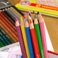 Farebné ceruzky JOLLY Supersticks, detské, odolné proti zlomeniu, 24 ks – vyrobené v Rakúsku, netoxické, Classic 6