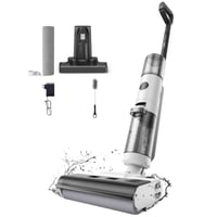 Aspirator și mop fără fir JONR ED12 pentru suprafețe umede și uscate, 3,6 kg, autocurățare, pentru podele dure și păr de animale – Doar unitatea principală, utilizat 2