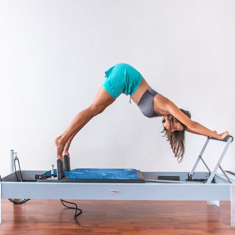 jooeer Pilates Reformer Mat Csúszásmentes Jóga Edzőpad Izzadságfelvevő 96x56cm - blue