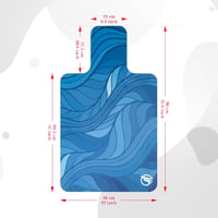jooeer Pilates Reformer Mat Csúszásmentes Jóga Edzőpad Izzadságfelvevő 96x56cm - blue 4