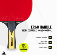 JOOLA Carbon Pro ITTF asztalitenisz ütő 4
