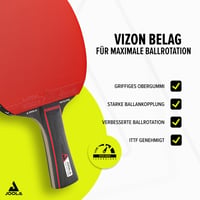 JOOLA Duo stolnotenisová súprava - 2 rakety + 3 loptičky + puzdro, 6-dielna pingpongová súprava pre začiatočníkov a pokročilých 3