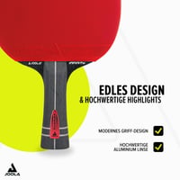 Paletă de tenis de masă JOOLA Infinity Carbon ITTF Profesională - 7 straturi, fibră high-tech Zyramid, pentru jucători avansați 4