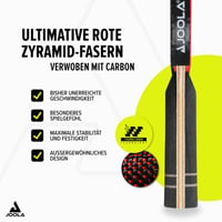 Paletă de tenis de masă JOOLA Infinity Carbon ITTF Profesională - 7 straturi, fibră high-tech Zyramid, pentru jucători avansați 2