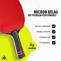 Paletă de tenis de masă JOOLA Infinity Carbon ITTF Profesională - 7 straturi, fibră high-tech Zyramid, pentru jucători avansați 3