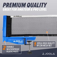 JOOLA Ping-pong Hálórendszer Kültéri Szett Állítható Feszültséggel Táskában - Blue 4