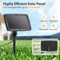 Joomer 18,3m Napelemes Kültéri Fényfüzér 25+2 G40 Meleg Fehér LED Dekoráció 6